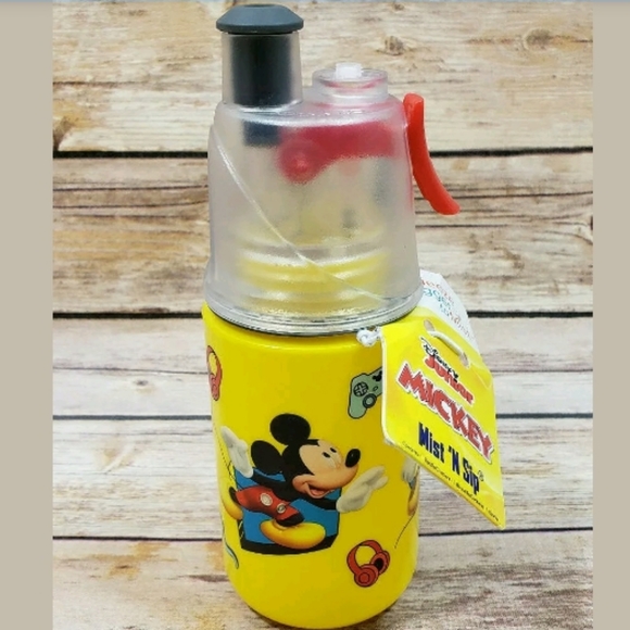 Disney Other - Mickey Mouse Disney Junior Bottle Mist N Sip 12oz